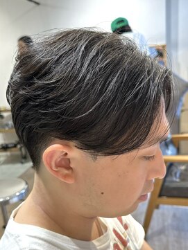 ビューブルー 亀戸錦糸町(VIEW BLUE) 曲がる縮毛矯正/ニュアンスカルマパーマ/毛流れセンターパート