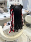 ハーフツインお団子