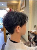波打ちナチュラルパーマ