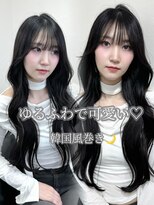 クレム 博多駅店(ChLem)&nbsp;顔まわりレイヤー 艶カラー 暗髪 韓国風 髪質改善 福岡美容室