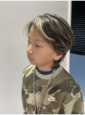ハイライトカラー　メッシュ