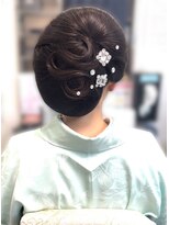 ベルグロー 北新地上通り店(BELLEGROW) 着物には和装ヘア