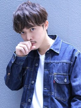 リル 阪神尼崎(LiL')の写真/【阪神尼崎駅/南出口すぐ】《メンズカット+パーマ￥12100》朝の簡単スタイリングでON/OFF決まる◎
