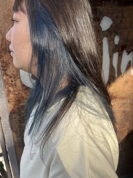 ジェクイントルジ(dekujin tri) 夏っぽブルーのインナーカラー