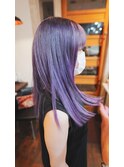 #ブリーチ#パープル#ヘアカラー