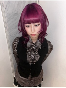 ヌル 原宿店(Null) ワインレッド/ケアブリーチ/ブリーチカラー/原宿/表参道