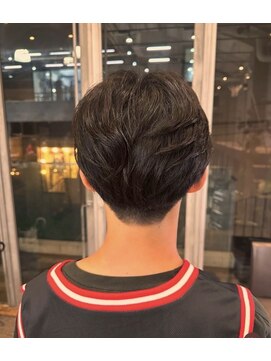 マザー メンズサロン 下北沢(MOTHER men's salon) センターわけパーマ