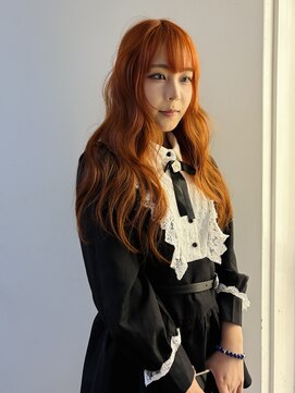 クク 渋谷(QUQU) オレンジブラウン　オレンジ　ナチュラル