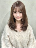 レイヤーカット　ロングレイヤー　ミディアムレイヤー　顔まわり