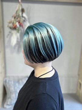 エル トゥー エフ(el two ef) ライトブルー/ブラック