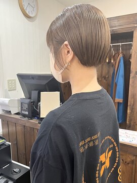 カヌレ 金沢文庫店 ミニボブ×ミルクティーベージュ【金沢文庫】