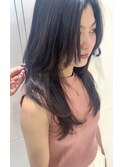 【顔まわりで印象が変わる】柔らか大人レイヤー