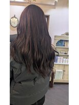 アズヘアー 北野田店(A'z hair)&nbsp;王道モテ艶ブラウン×韓国風ロングウェーブ