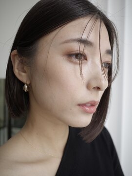 ヌヌ 渋谷 原宿 明治神宮前(nunu) レイヤーカットウルフカットボブグレージュオリーブべージュ