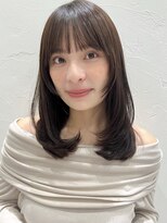 ガーデン ムサシコスギ(GARDEN MUSASHIKOSUGI)&nbsp;レイヤーカット/ミディアムヘア/透明感カラー