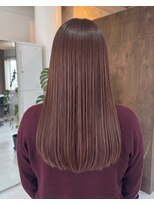 零秒女髪 千里丘店&nbsp;上品で艶やかな髪質改善カラーのロングヘア艶髪美髪艶カラー艶感