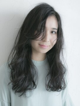 ウィロー(WILLOW) 【WILLOW】　大人暗髪シースルーロング　(小玉泰基)