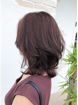 コジック ヘアアンドアイ(Cogic hair & eye) 大人可愛いCカーブくすみ暖色系カラーミディアムレイヤー