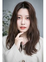 ペスカ 清田店(pesca)&nbsp;【抜け感ゆるふわHair】大人可愛いウェーブ　アッシュブラウン