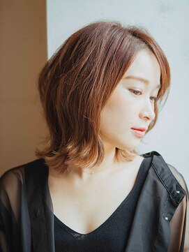 プロデュース 相模原店(Produce) 簡単スタイリング♪うるツヤ愛されブラウン☆くびれセミディ