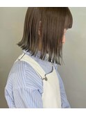 パツっと水平ボブ
