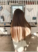 ■ベージュカラー メンテナンスカット