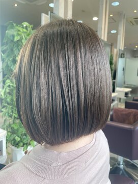 ブレスバイファースト 富谷店(Breath by first) 春に人気！イルミナ・カーキカラーボブスタイル！