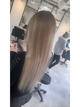 ラフ 難波店(LAFF) #黒髪#ボブルフ#ネビージュ#小顔#ワンレン