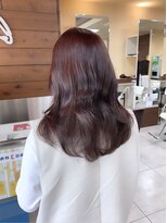 ブレス 小阪店(brace)&nbsp;ブリーチ無しピンクレッド☆☆☆