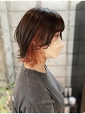 Lowha【お客様スタイル】ウルフ×インナーカラー