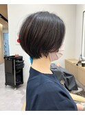 蒲生優 【グレージュカラー丸みショート】【浦和】