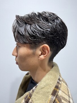 ニアウ 太田店(Niau) 海外風メンズニュアンスパーマメンズカット群馬太田眉毛