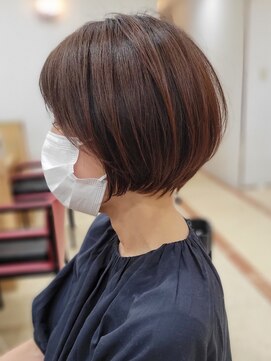e.m.a プレミアムビューティーサロン 栄駅店(e.m.a PREMIUM BEAUTY SALON) 骨格に似合わせ◎艶感丸みボブ