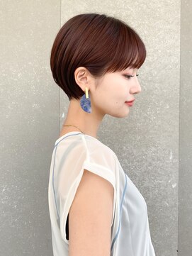 ロンド レグリーズ 立川(Lond leglise) ショート×顔周り×前髪×シルキーベージュ×グレージュカラー