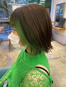 バズ ビー(BUZZ Bee) 【BUZZbee】インナーカラー★グリーン