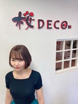 桜デコ プリム店(DECO)&nbsp;ふんわり☆柔らかボブ