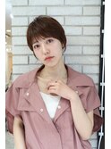 耳掛けショート/マッシュショート/大人女性ショート
