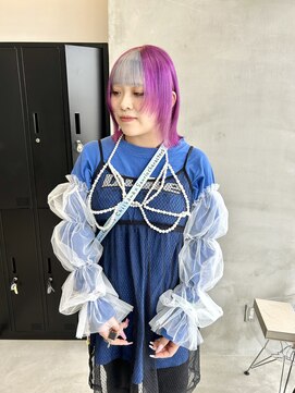 ムード タテマチ(mood tatemachi) レッドラベンダー×ホワイトデザインカラー◎