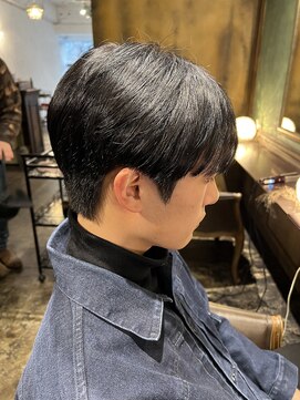 アドール(ADOR) #韓国マッシュ#センターパート#シースルーマッシュ