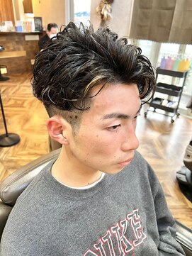 スタンドバーバー 柏(STAND BARBER) マッシュパーマ/ウルフ/アッシュブラック/カルマパーマ/柏駅/柏