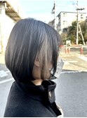 ミルクティーベージュダブルカラーインナーカラーケアブリーチ