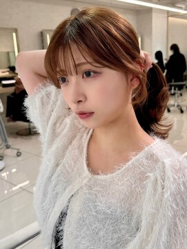 エジョン 幡ヶ谷店(Aejon) イメチェン/似合わせカット/フルバング/レッドブラウン/新宿