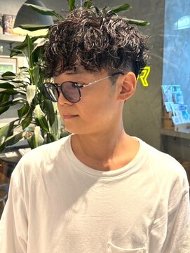 メンズサロン ブロック(Men's Salon bloc) ツイストスパイラルパーマ　ツーブロック　マッシュヘア