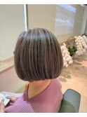 白髪ぼかしハイライト
