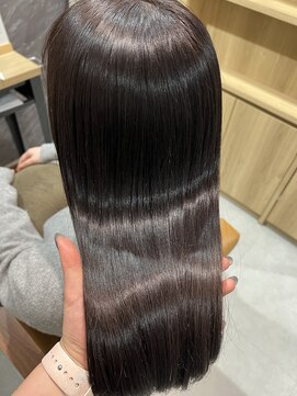 テラスヘア 三条(TERRACEhair) 髪質改善艶カラーラベンダーグレージュ