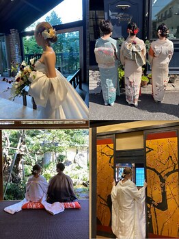 ヘアーサロン イノウエ(HAIRSALON INOUE)の写真/着付けはベテランスタッフが担当◎タンスに眠っているお着物に袖を通しませんか。着崩れしない着付けが◎
