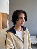 ショートウルフパーマ