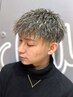 圧倒的メンズカット＋パーマ＋メッシュ￥22000