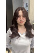 ジルバイジゼル(JILL by GiseL)&nbsp;ロング　ヨシンモリ　ピンクブラウン