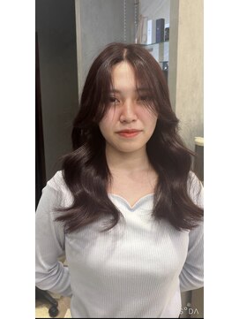 ジルバイジゼル(JILL by GiseL) ロング　ヨシンモリ　ピンクブラウン